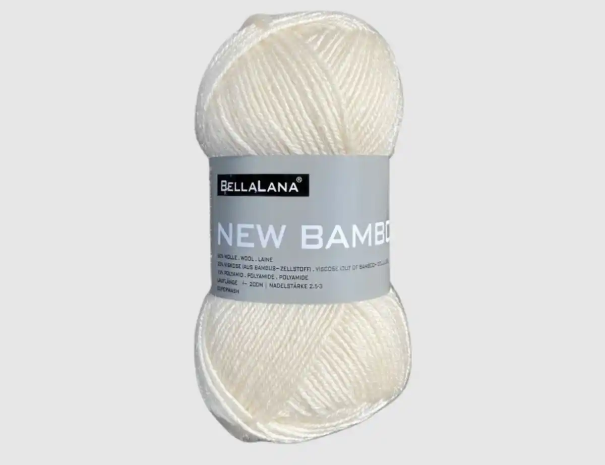Bild 1 von Sockenwolle New Bamboo Natur