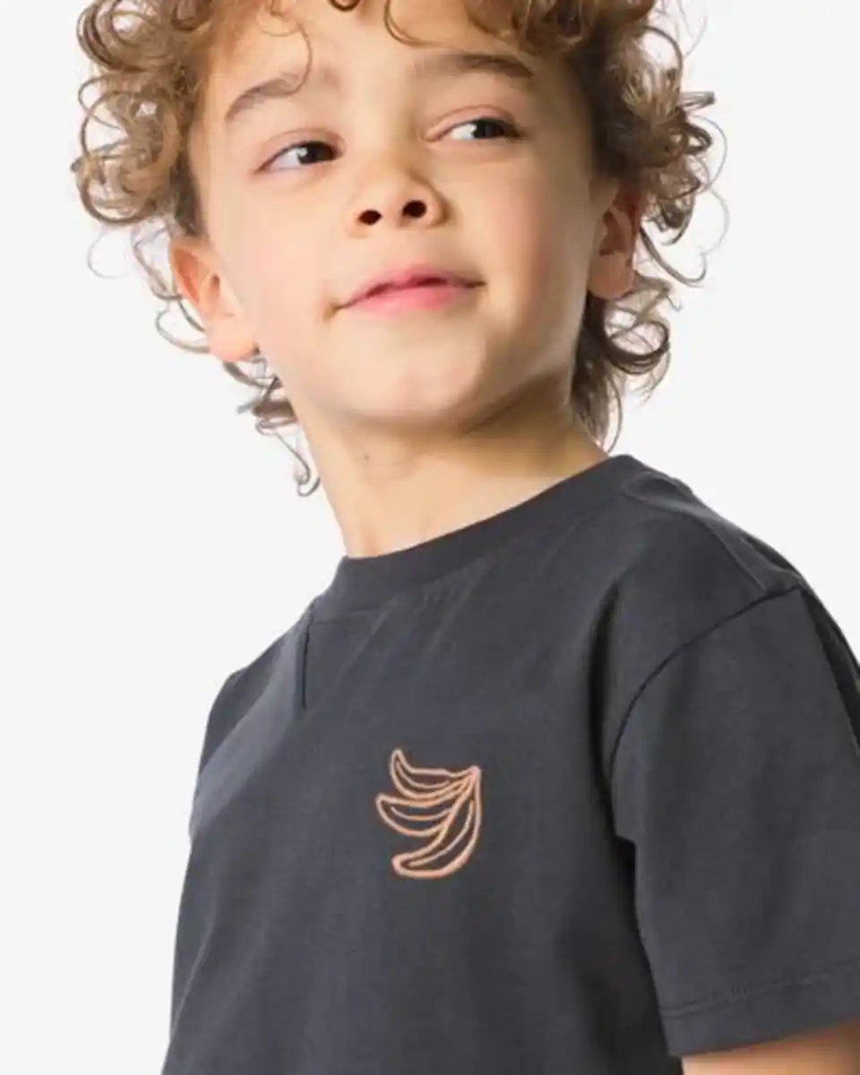 Bild 4 von Kinder-T-Shirt dunkelgrau