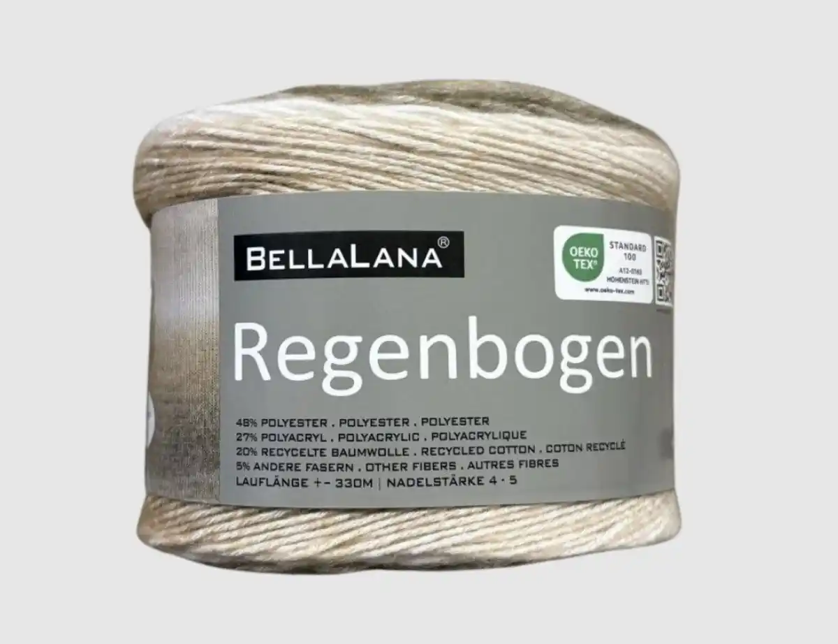 Bild 1 von Strickgarn Regenbogen Natur