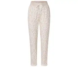 Bedruckte Sweatpants, sandfarben