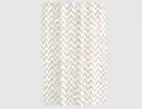 Bild 1 von Duschvorhang Zickzack Weiß, Beige