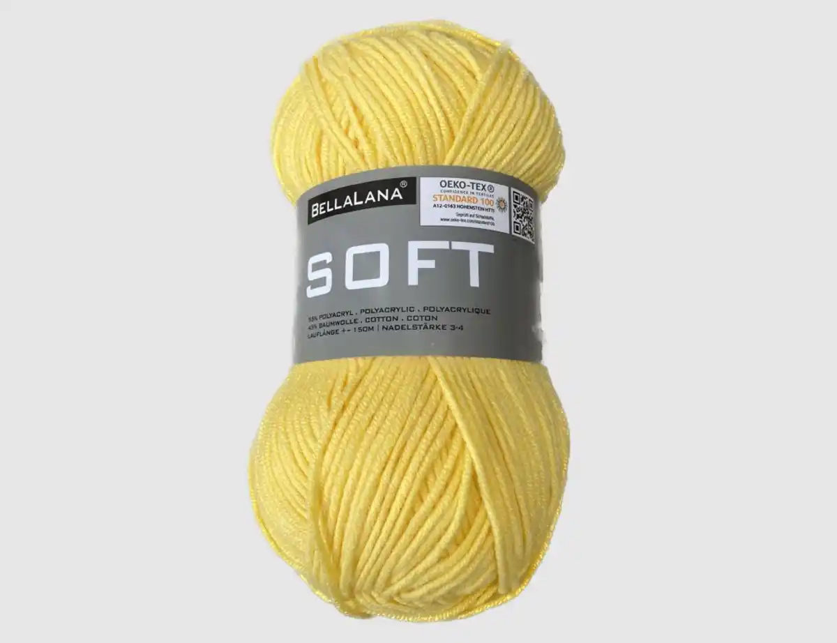 Bild 1 von Strickgarn BellaLana Soft Gelb