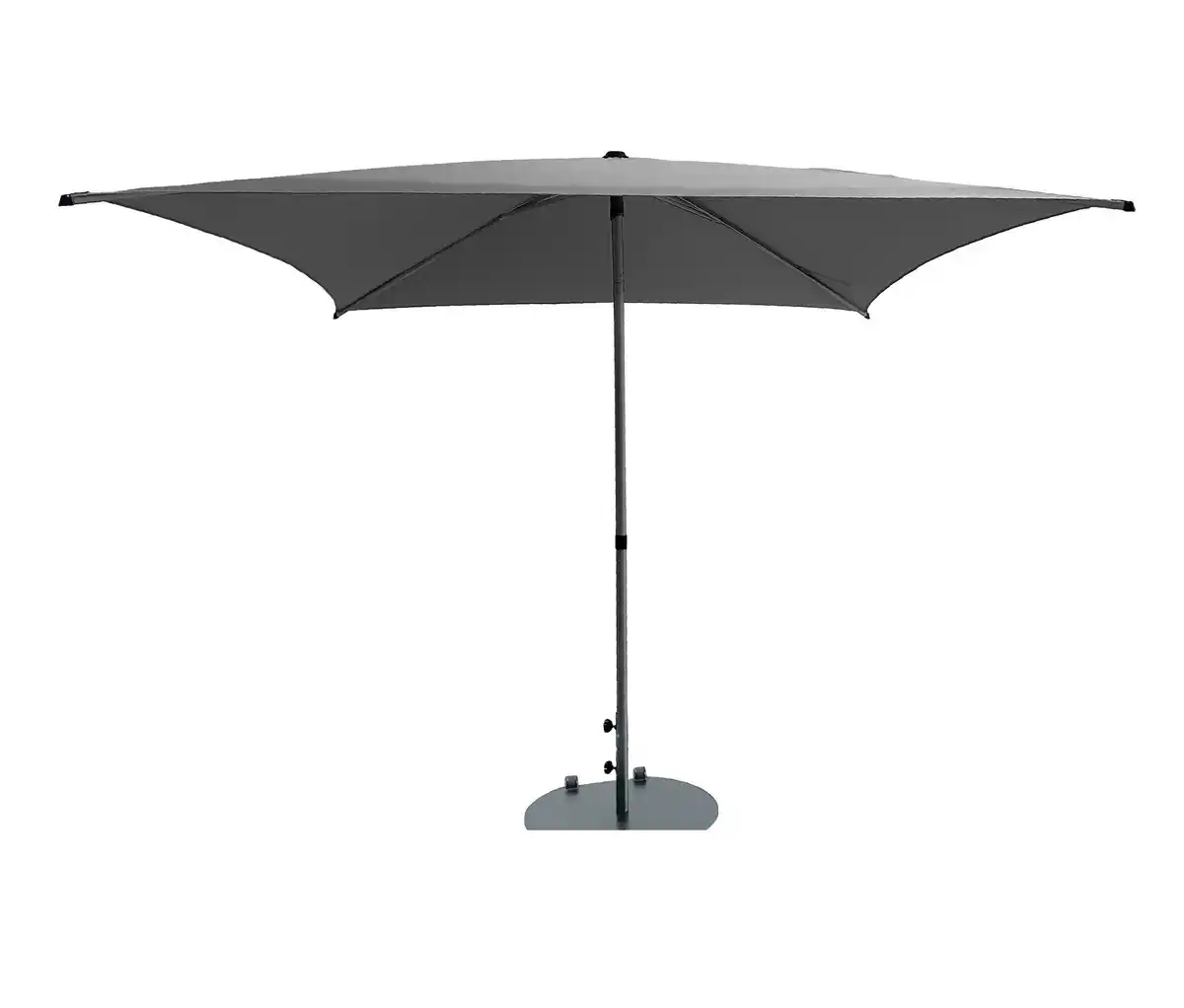 Bild 1 von Leco Marktschirm*, 250 x 250 cm, inkl. Abdeckhaube, anthrazit