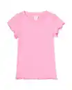 Bild 2 von Kinder-T-Shirt, gerippt rosa