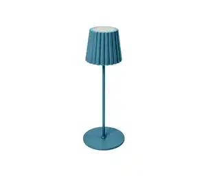 LED-Akku-Outdoor-Tischleuchte, blau