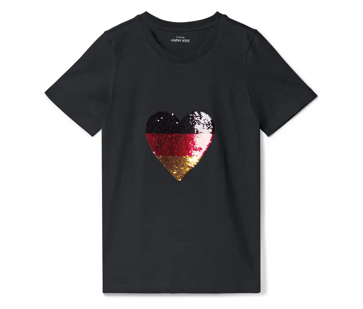 Bild 1 von Kinder-T-Shirt mit Wendepailletten, Herz