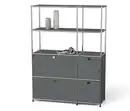 Bild 1 von Regal Metall »CN3« mit 4 Klappenfächern, grau