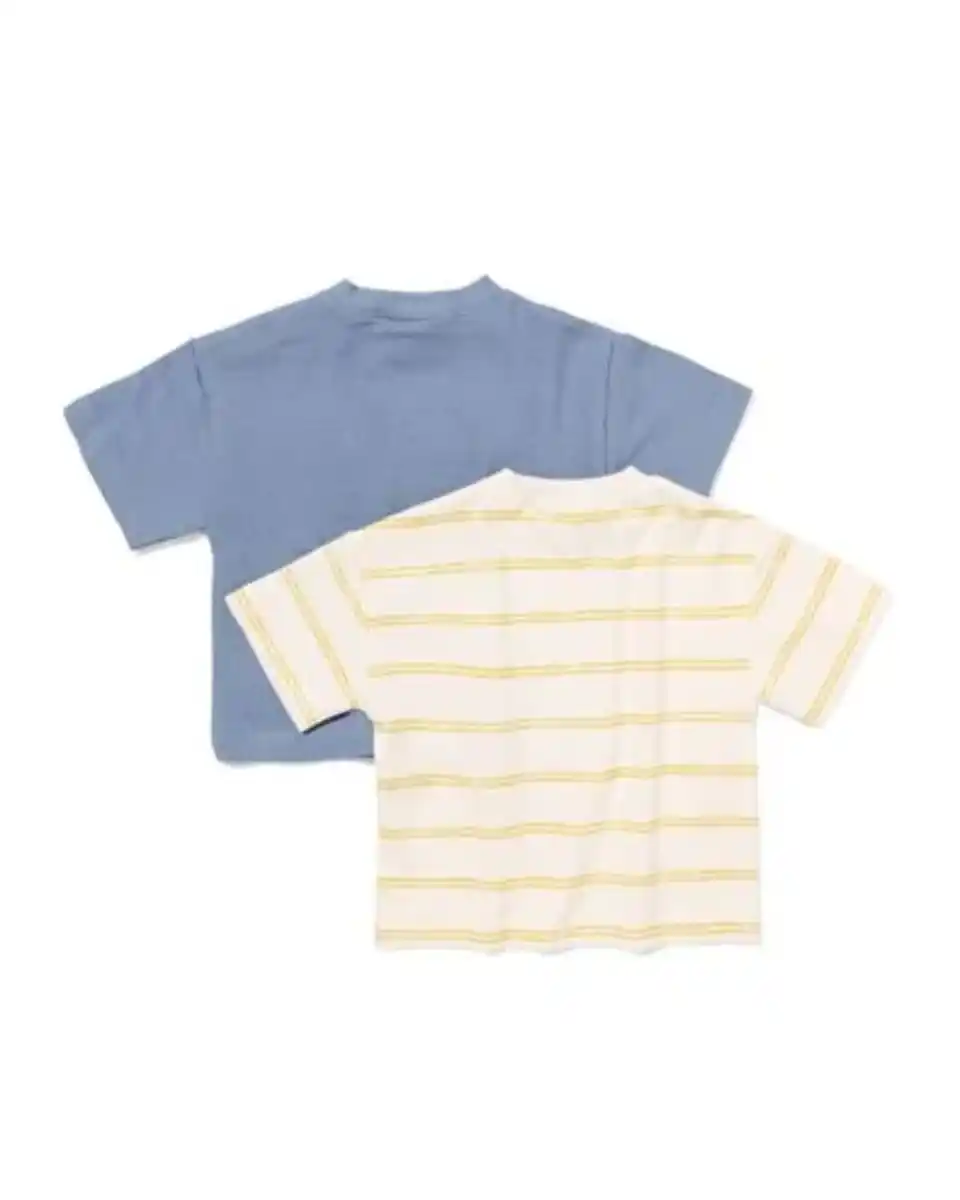 Bild 2 von Baby-T-Shirts aus Jersey, gestreift – 2 Stück blau