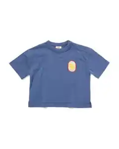 Baby-T-Shirt aus Jersey blau