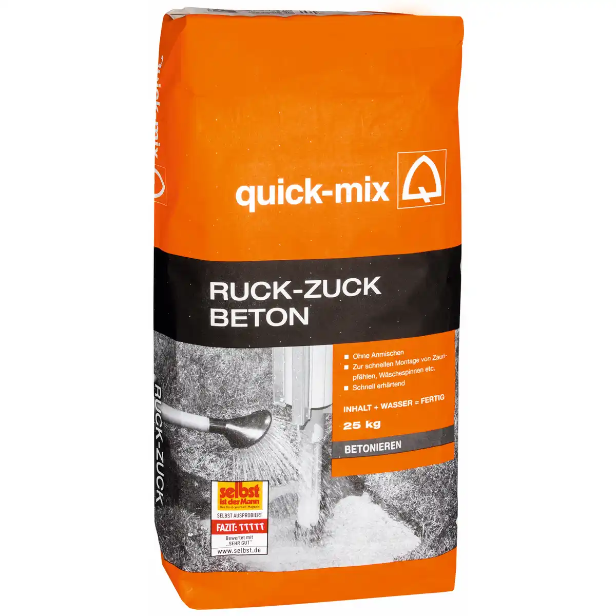Bild 1 von Quick-mix Beton 'Ruck-Zuck' 25 kg