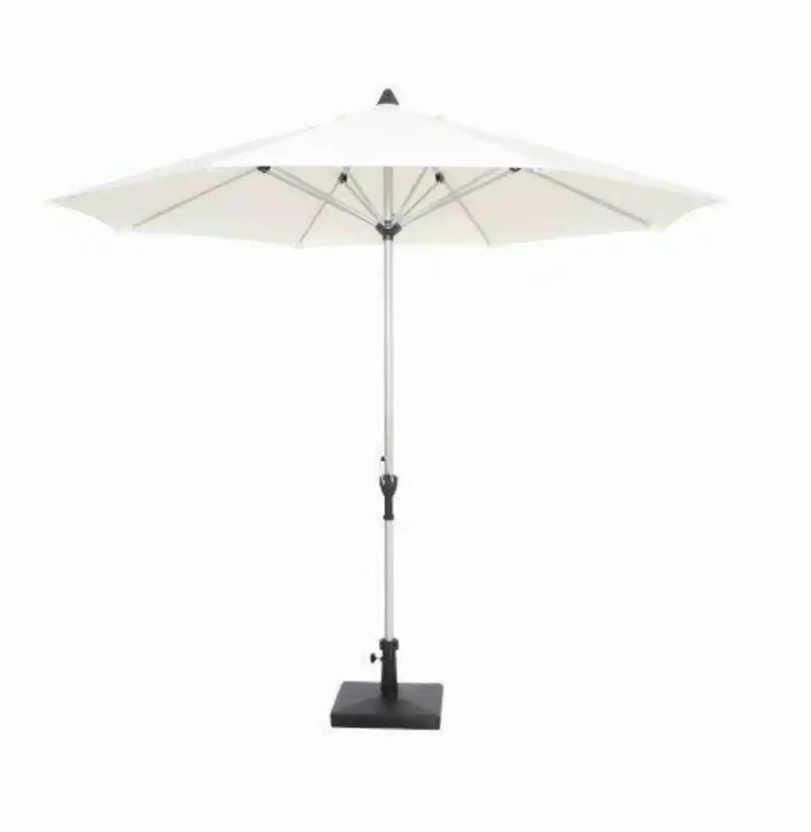 Bild 1 von Sonnenschirm Acapole Platin/ Natur D: ca. 270 cm, Naturfarben