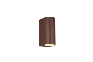 Außenwandleuchte Roya Rostfarben max. 35 Watt Wandlampe, Rostfarben