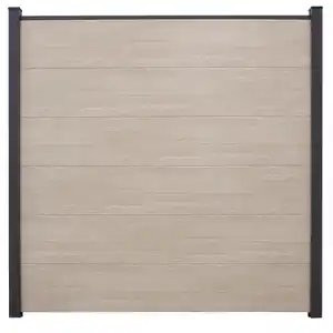 GroJa Steckzaun 'BasicLine' Eichefarben hell 180 x 180 cm