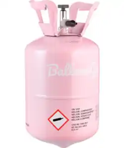 Helium Ballongas für bis zu 30 Ballons, pink
