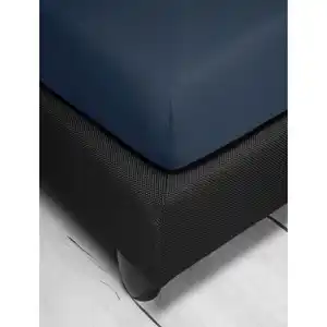 Irisette Spannbetttuch, Blau, Textil, 140-160x200 cm, bügelfrei, weich und anschmiegsam, formstabil langlebig, spielend leicht zu überziehen, besonders dehnbar, Schlaftextilien, Bettwäsche, Bettla