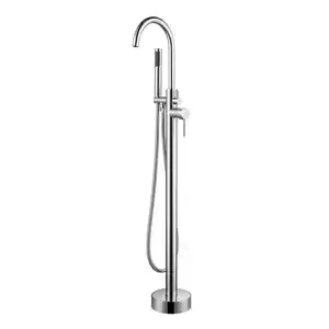 Sanotechnik Badewannenarmatur Roma, Chrom, Metall, 20x115x16 cm, Badezimmer, Waschbecken & Armaturen, Badarmaturen