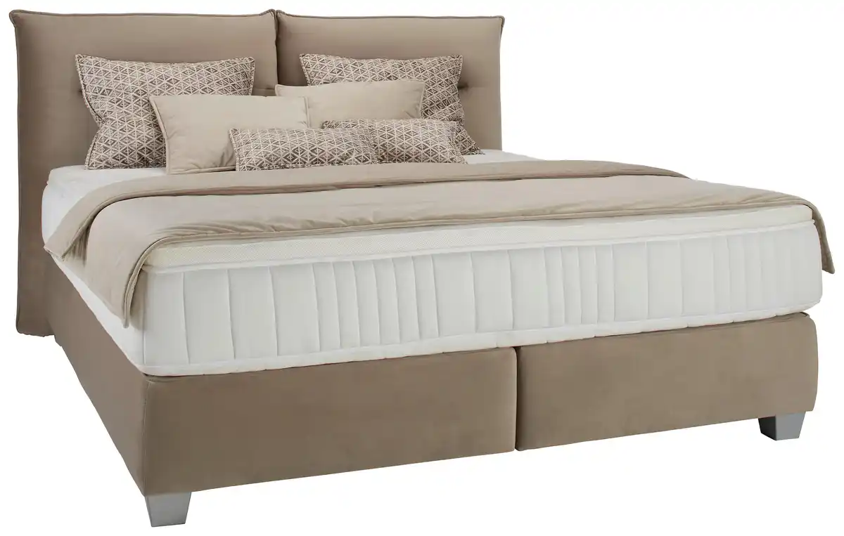 Bild 1 von Boxspringbett Fog in Beige ca. 180x200cm, Beige