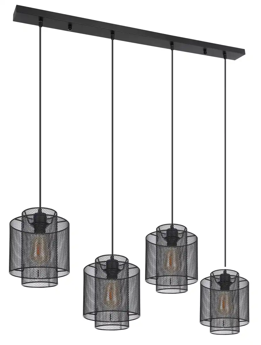 Bild 1 von Hängeleuchte Augustin in Schwarz max. 40 Watt, Schwarz