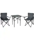 Bild 1 von Campingset mit Klapptisch und 2 Stühlen, anthrazit