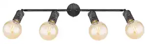 Strahler 54038-4 in Nickelfarben max. 40 Watt, Nickelfarben