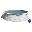 Bild 1 von Gre Pool-Set 2024, Weiß, Metall, 300x120 cm, Freizeit, Pools und Wasserspaß, Pools, Aufstellpools