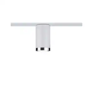 Schienensystem-Strahler Spot Tube max. 10 Watt, Weiß, Chromfarben