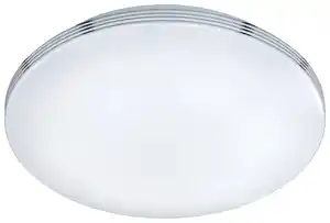 Badezimmer-Deckenleuchte Apart in Weiß/Chrom max. 18 Watt Deckenlampe, Weiß, Chromfarben