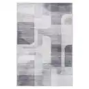 Bild 1 von Kayoom Flachwebeteppich, Silber, Textil, geometrisch, rechteckig, 120x170 cm, für Fußbodenheizung geeignet, in verschiedenen Größen erhältlich, strapazierfähig, Teppiche & Böden, Teppiche, Web