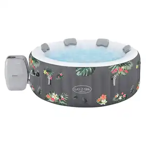 Bestway Whirlpool 'LAY-Z-SPA® Martinique AirJet' Hibiskus 180 x 66 cm, mit App Steuerung