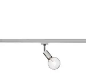 Schienensystem-Strahler Spot Duoline Nickelfarben max. 40, Nickelfarben