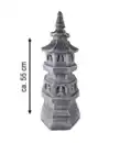 Bild 1 von Buddha-Dekoturm, grau