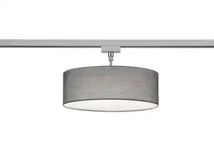 Schienensystem-Hängeleuchte Hotel Duoline Grau max. 25 W, Grau
