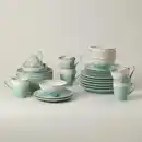 Bild 1 von Costa Nova Kombiservice Taormina, Türkis, Keramik, 30-teilig, 410 ml,410 ml,650 ml, Handmade in Europe, Essen & Trinken, Geschirr, Geschirr-Sets, Kombiservice