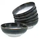 Bild 1 von Creatable Schüsselset Cascade, Grau, Weiß, Keramik, 6-teilig, rund, lebensmittelecht, stapelbar, Essen & Trinken, Geschirr, Schalen & Schüsseln, Schüsselset