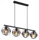 Bild 1 von Hängeleuchte Tamara Schwarz max. 60 Watt, Schwarz