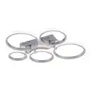 Bild 1 von LED-Deckenleuchte in Silber max. 23 Watt Deckenlampe, Silberfarben
