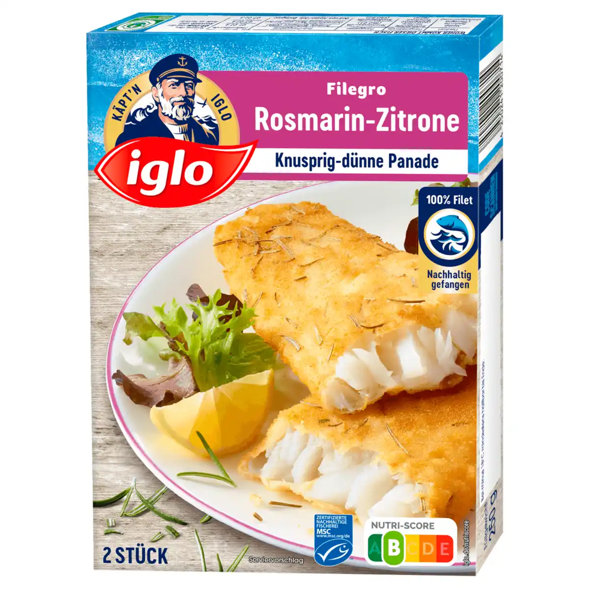 Bild 1 von Iglo Filegro Rosmarin-Zitrone 250g