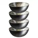 Bild 1 von Mäser Müslischalenset Carellia, Grau, Keramik, 4-teilig, rund, 6 cm, Grüner Punkt, Made in Europe, Essen & Trinken, Geschirr, Schalen & Schüsseln, Müslischalen