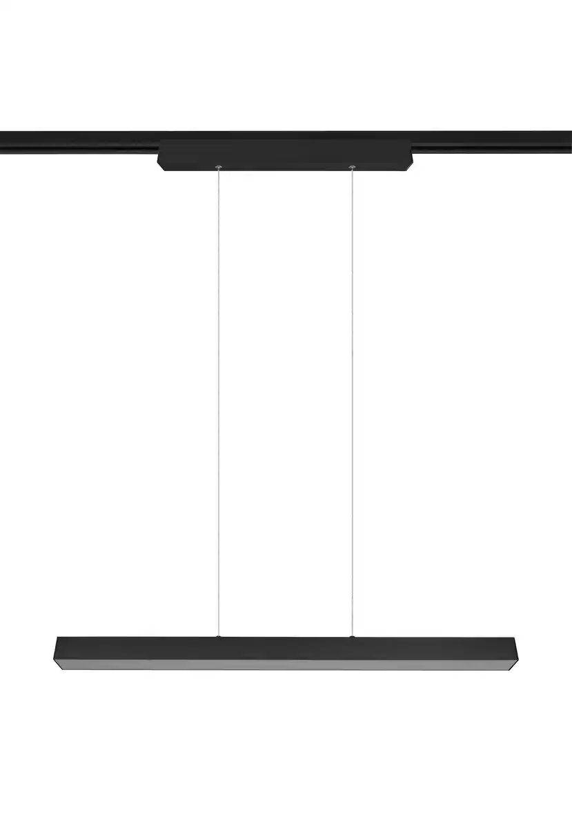 Bild 1 von Schienensystem Duoline PL Paros in Schwarz max. 29 Watt, Schwarz