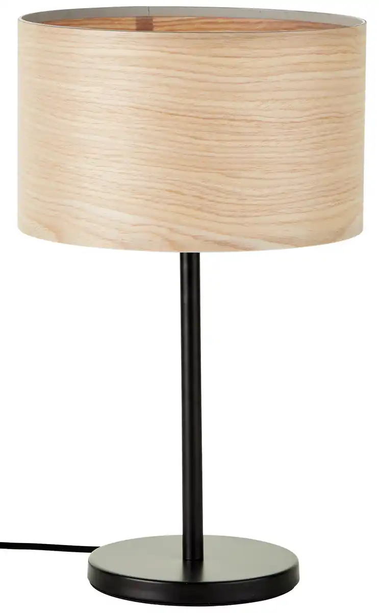 Bild 1 von Tischleuchte Romm in Schwarz max. 52 Watt, Hellbraun