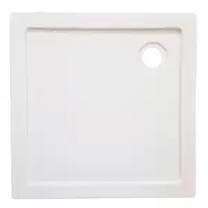 Sanotechnik Duschtasse, Weiß, Kunststoff, 90x4x90 cm, Badezimmer, Baden & Duschen, Duschtasse