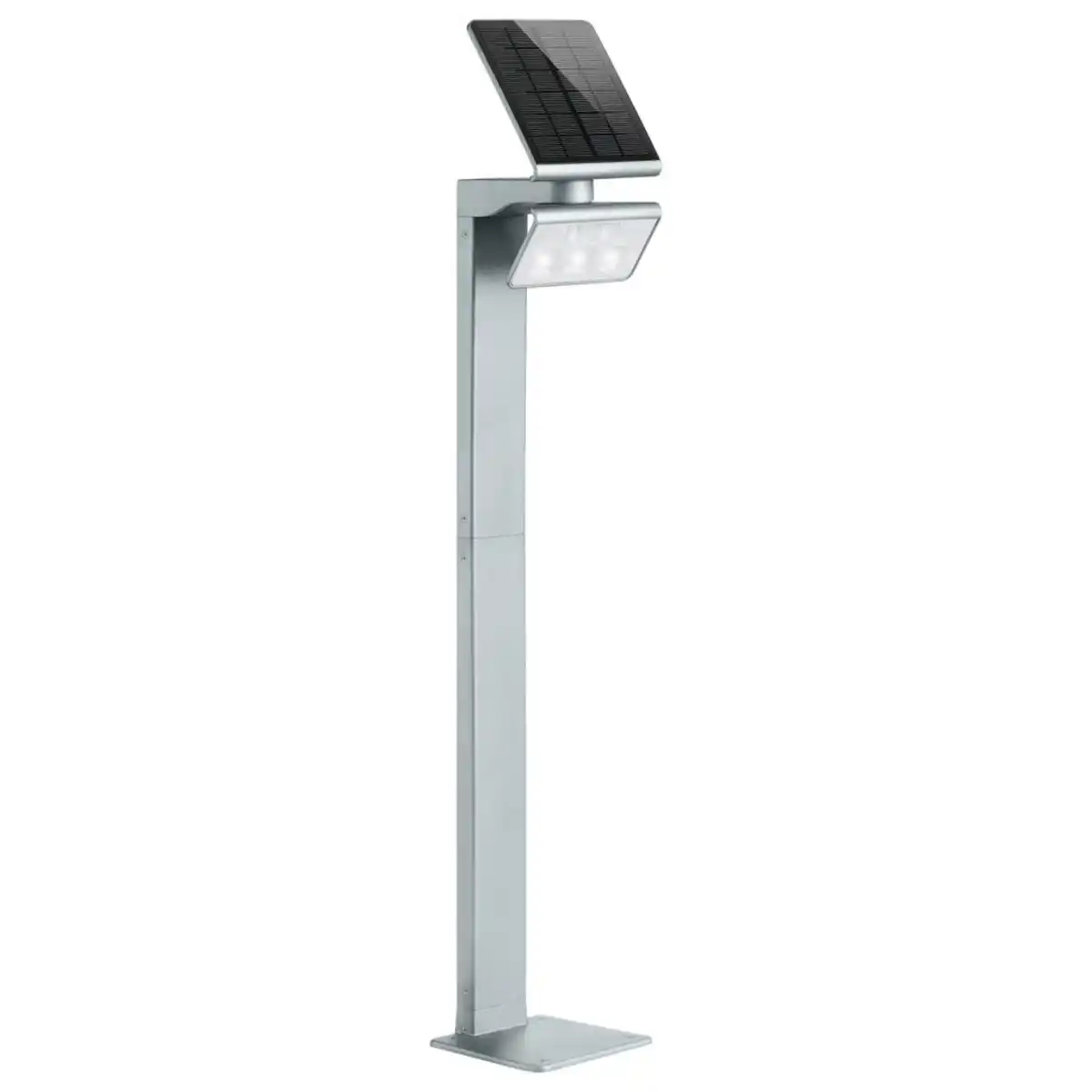 Bild 1 von Steinel Solarleuchte, Silber, Kunststoff, 19.4x117.8x18.8 cm, Bewegungsmelder, Dämmerungssensor, aufladbar über Usb, Lampen & Leuchten, Außenbeleuchtung, Solarleuchten