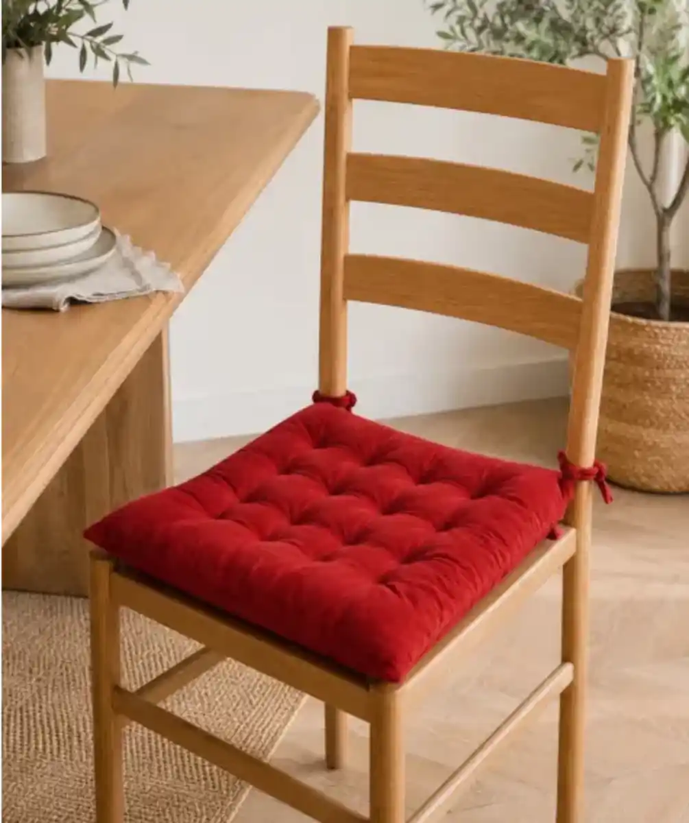 Bild 1 von Sitzkissen mit Steppung, rot