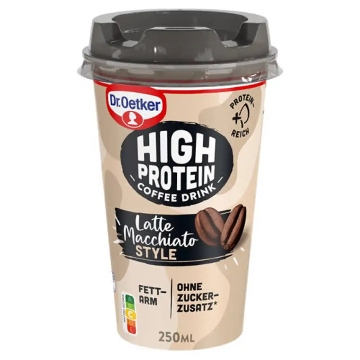 Bild 1 von DR. OETKER High Protein Kaffeedrink 250 ml, Latte Macchiato