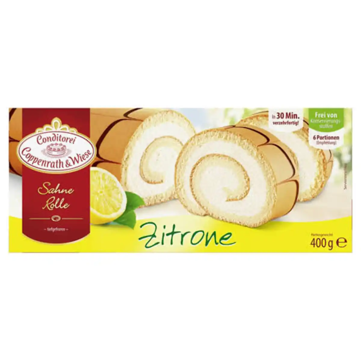Bild 1 von CONDITOREI COPPENRATH & WIESE Sahnerolle Zitrone 400 g