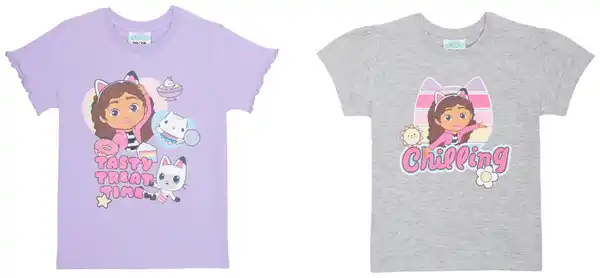 Bild 2 von Kinder-T-Shirts »Gabbys Dollhouse«, 2-St.-Packg.