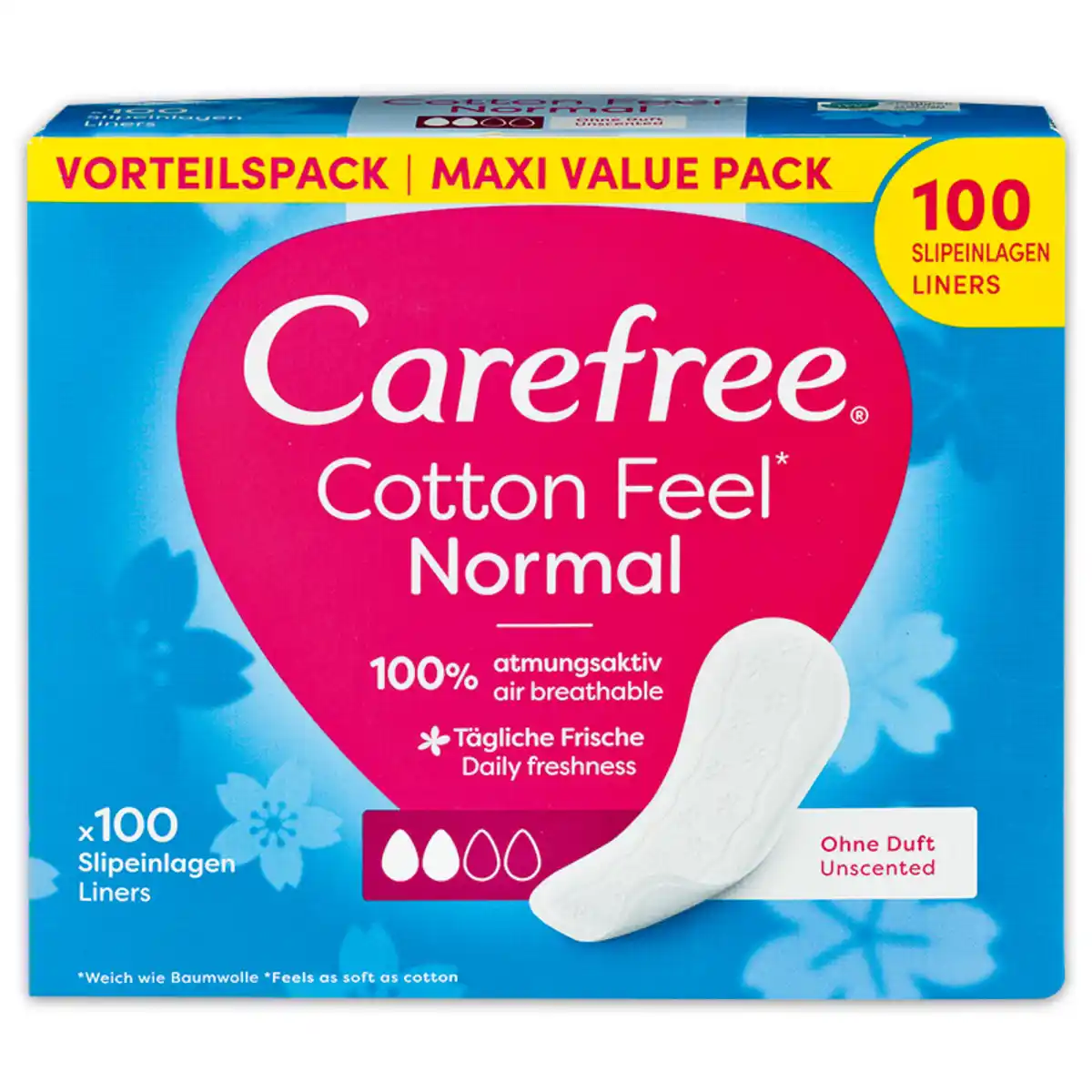 Bild 1 von Carefree Slipeinlagen Normal Maxipack