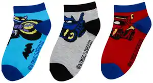 Kinder-Sneakersocken »Batwheels«, 3 Paar