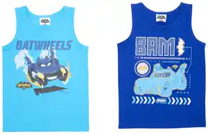 Kinder-Unterhemden »Batwheels«, 2-St.-Packg.