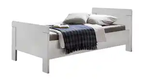 Futonbett Einzelbett 100 x 200 cm weiß - NADJA